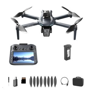 GPS Drone 4.3" Remote Control Screen 4K HD Camera UAV XT606