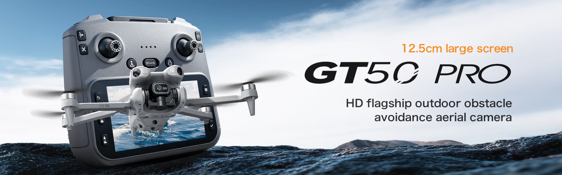 New RC Drone 4.3 Inch Screen Aircraft Toy GT50